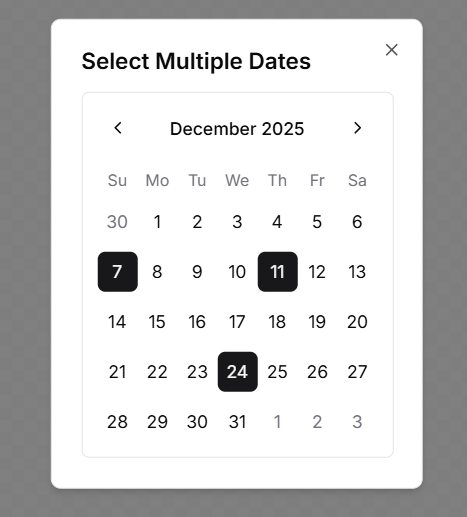 Calendar Dialog 7