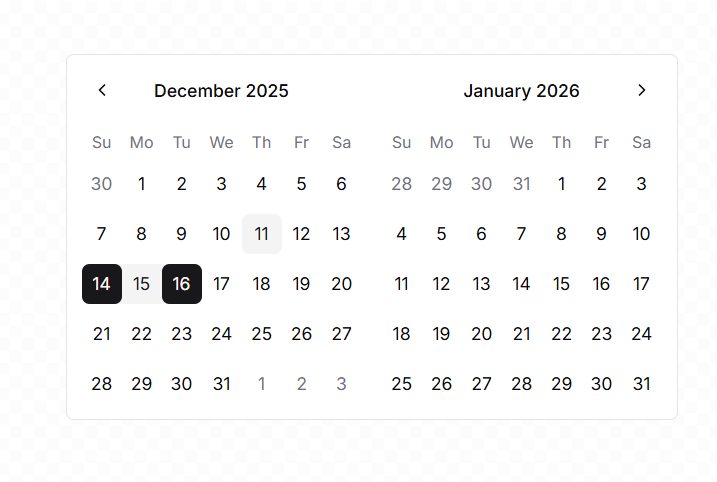 Calendar Standard 1