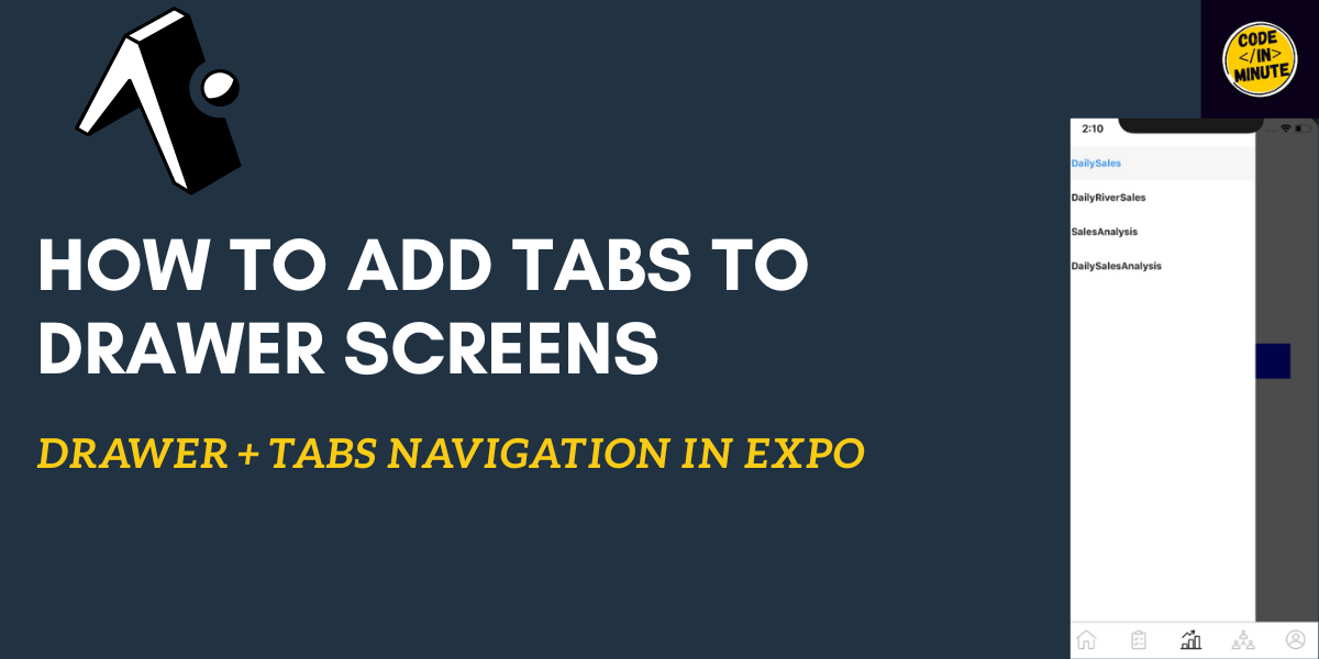 Tabs Inside Drawer Navigation | Expo Router Guide