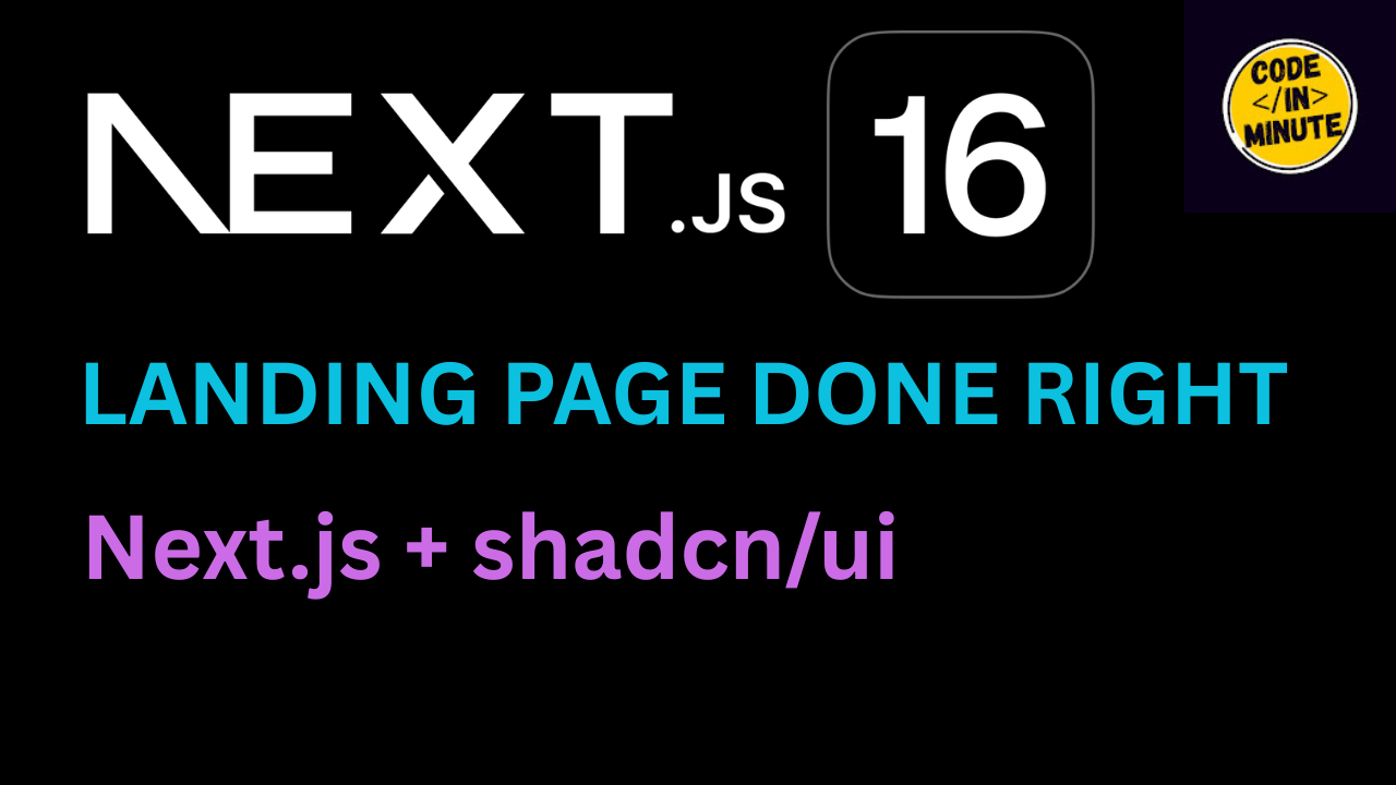 How to Create a Landing Page in Next.js Using shadcn/ui Blocks and Components